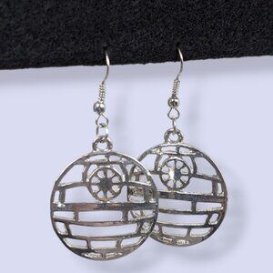 (2/$20) Star Wars Death Star Cut Out Earrings